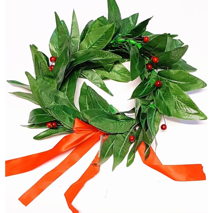 GHIRLANDA LAUREA CON FIOCCO